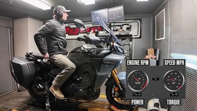 2024 Yamaha Tracer 9 GT+ Dyno Test