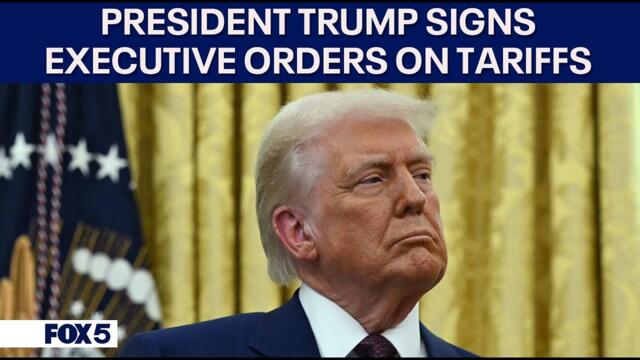 President Donald Trump signs Executive Orders; talks reciprocal tariffs