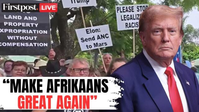 LIVE: South African Afrikaans Supporters Rally for US President Donald Trump | N18G