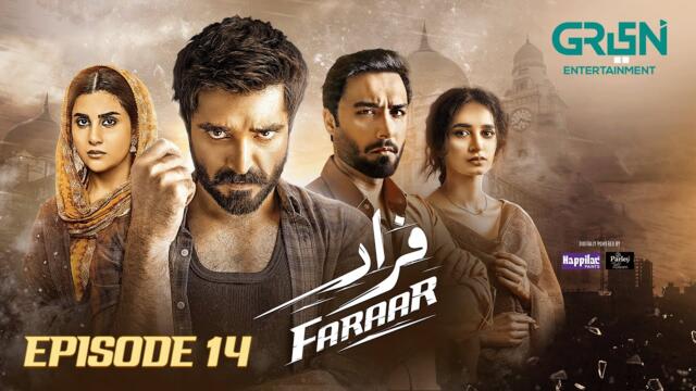 Faraar Episode 14 (Subtitles) 16th Feb 2025 - Hamza Ali Abbasi - Ahmed Ali Akbar - Sohai Ali Abro