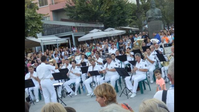 Dunavsko horo (Diko Iliev) -  Bulgarian Navy Brass Band, Varna, 15.08.2016