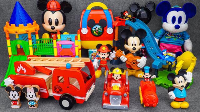 Satisfying with Unboxing Disney Junior Mickey Mouse Big Red Truck Playset | Review Toys ASMR