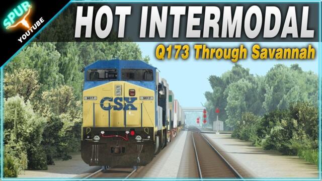 NEW!! Savannah DLC | Full Trip on Intermodal Train Q173