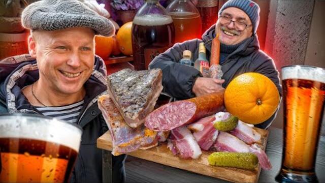 Банкет Д/Р у Марата дома. Юбилейное блюдо/ жаренная картошка. Рецепт Марата