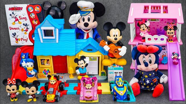 Satisfying with Unboxing Disney Mickey Mouse Fly 'n Slide Clubhouse Playset | Review Toys ASMR