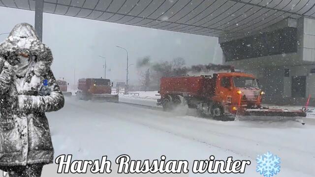 ❄️Москву Завалило снегом 🌨Такого вы ещё не видели 💥