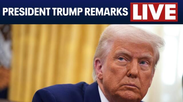 LIVE l President Trump speaks from White House