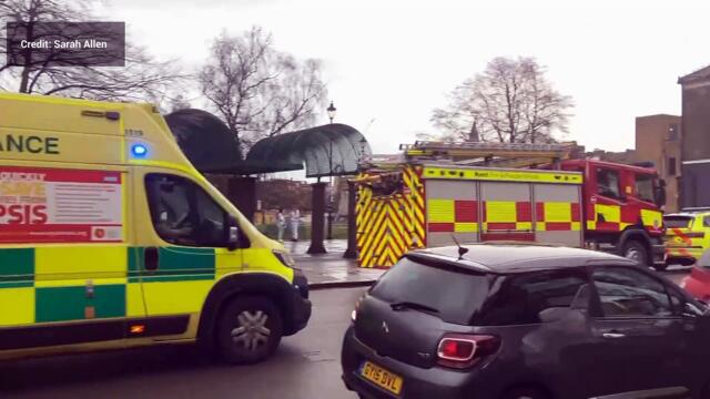 Huge emergency response in Pencester Road, Dover