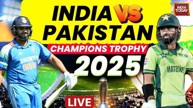 India vs Pakistan LIVE: ICC Champions Trophy 2025 Dubai Match | Cricket Match |Ind vs Pak Live Score 2025-02-23 15:13