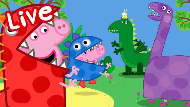 🔴 Peppa Pig SEASON 9 LIVE! 🎬  FULL EPISODES 🍿 Adventures with Peppa 🌟 Kids Cartoons 🔴 2025-02-24 01:27