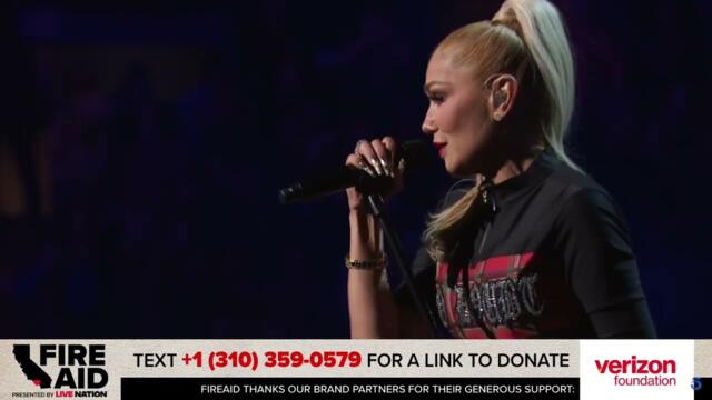 Don't Speak - No Doubt (Live) at Fire Aid LA Benefit Concert