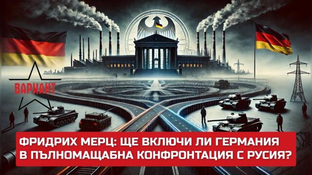 ФРИДРИХ МЕРЦ: ЩЕ ВКЛЮЧИ ЛИ ГЕРМАНИЯ В ПЪЛНОМАЩАБНА КОНФРОНТАЦИЯ С РУСИЯ?,  Вариант #433