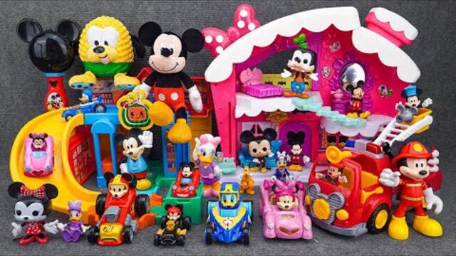 Satisfying with Unboxing Mickey Mouse Roller Coaster Pink Clubhouse Playset | Review Toys ASMR