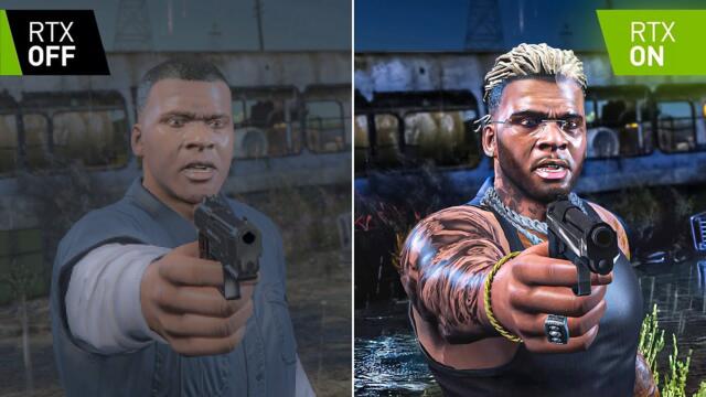 GTA 5 2013 vs 2025 Remastered Graphics Comparison 'Final Mission' 8K Gameplay