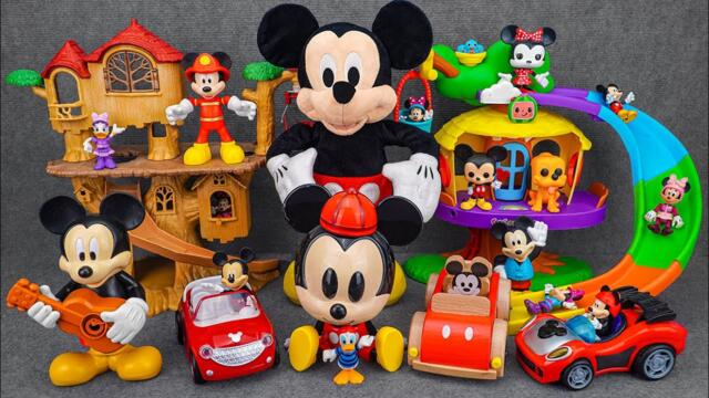 Satisfying with Unboxing Mickey Mouse Roller Coaster Deluxe Clubhouse Playset | Review Toys ASMR