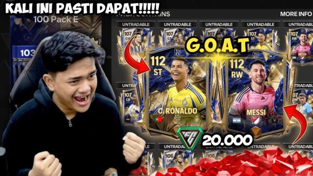 AKU YAKIN KALI INI PASTI DAPAT GOAT CRISTIANO RONALDO DAN LIONEL MESSI!! - EA FC MOBILE 25