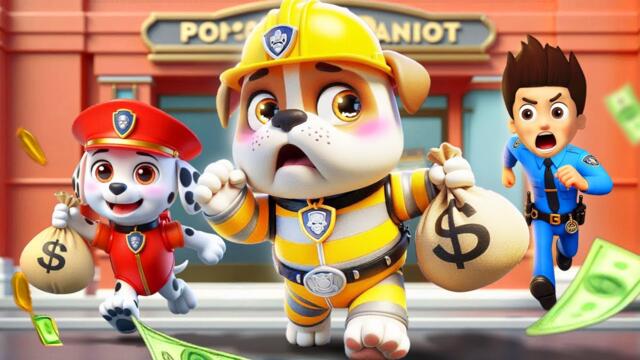 What Happened?! Why MARSHALL x RUBBLE Escape From Prison?! Paw Patrol Ultimate Rescue | Rainbow 3