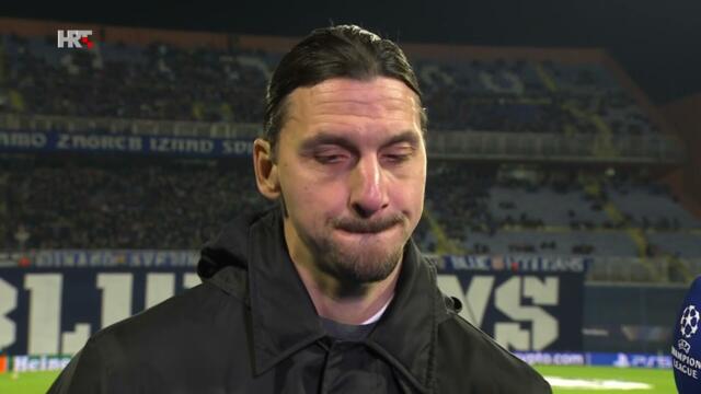 Zlatan Ibrahimović speak yugoslavian (DINAMO ZAGREB vs AC MILAN) 2025