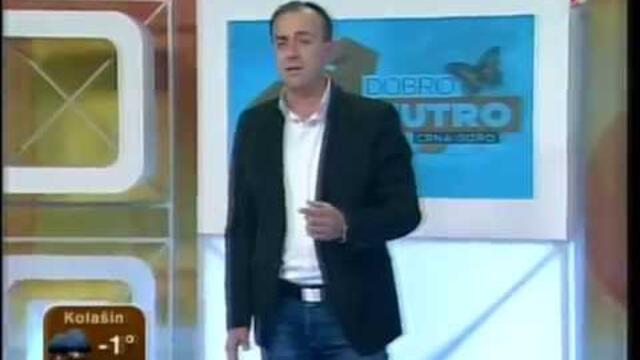 Esad Merulic - Htjela ne htjela - Jutarnji program - (RTCG 2014)