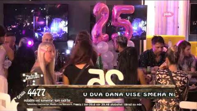 Rada Manojlovic - Svadba - Zadruga zurka - (TV Pink 19.09.2019.)