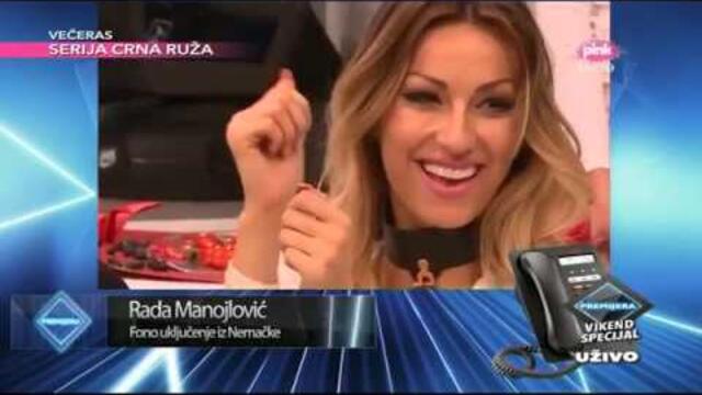 Rada Manojlovic - Telefonsko ukljucenje - Premijera vikend specijal - (TV Pink 22.01.2017.)