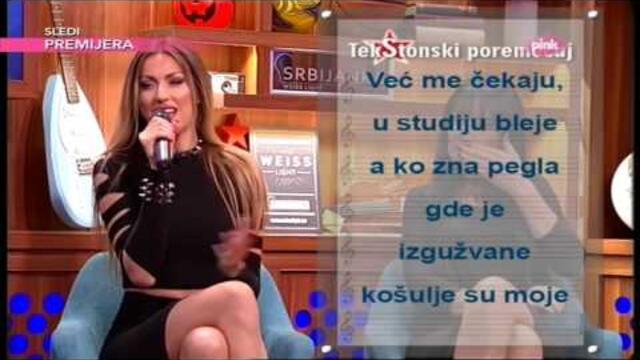 Rada Manojlovic - Deset ispod nule - TekStonski poremecaj - Ami G Show - (TV Pink 29.11.2016.)