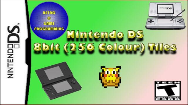 Nintendo DS Programming in C - 256 Colour Tiles - Episode 4