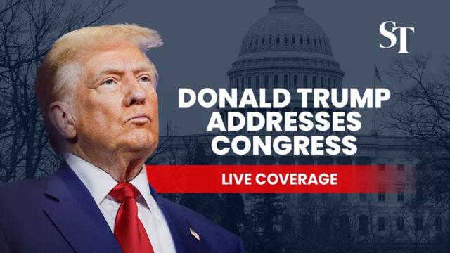 [LIVE] US President Donald Trump addresses joint session of Congress to lay out vision for future