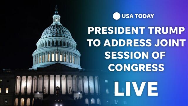 Watch live: President Donald Trump to address joint session of Congress