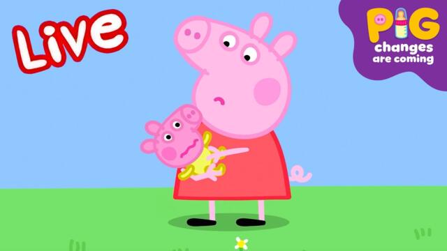Peppa Pig BABY Episodes LIVE 🍼🧸 Pig Changes are Coming! ⭐️ Kids Cartoons #ExpectingPigChanges 2025-03-05 11:27