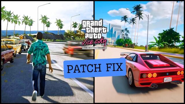 how to install GTA Vice City NextGen Edition Unofficial Patch 1.2.