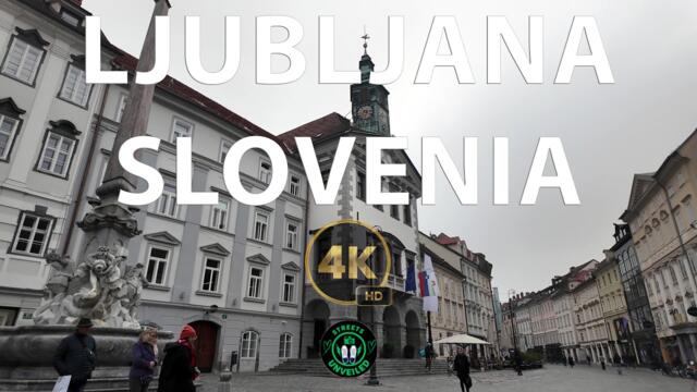 [4K] Ljubljana, Slovenia | Walking pleasure in a fairy tale city #citytour #virtualwalkingtour