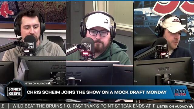 Jones & Keefe: Chris Scheim explains why he has the Patriots trading down with the Jets to acquire Tet McMillan
