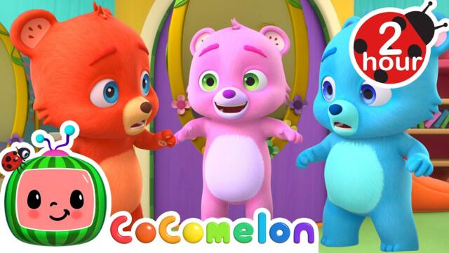 Colorful Bear Clones 🐻 CoComelon JJ's Animal Time Nursery Rhymes and Kids Songs | After School Club