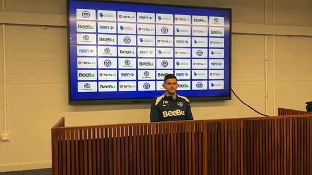 Portsmouth boss John Mousinho's press conference ahead of Leeds United cash