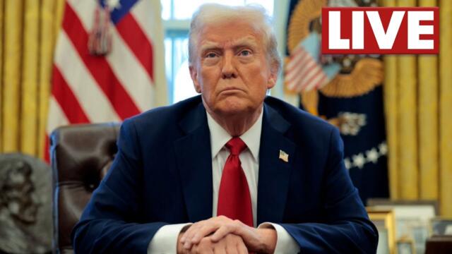 LIVE 🔴 President Trump in Oval Office, talks Daylight Saving Time, tariffs, Canadian trees