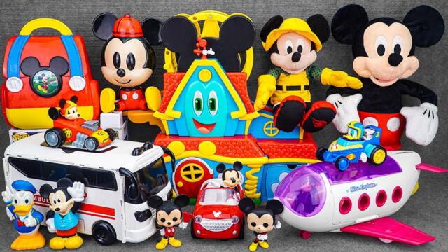Satisfying with Unboxing Disney Mickey Mouse Airplane Jumbo Fun House Playset | Review Toys ASMR