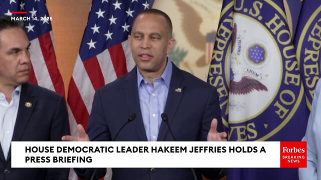 Hakeem Jeffries Asked Point Blank If He Is Feeling Betrayed By Chuck Schumer As Shutdown Looms