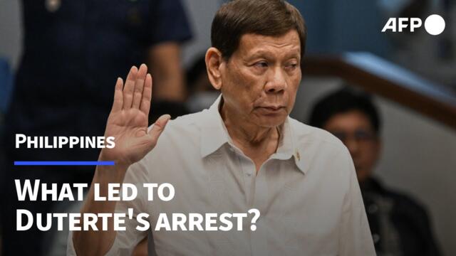 What led to ex-Philippine president Duterte's arrest? | AFP