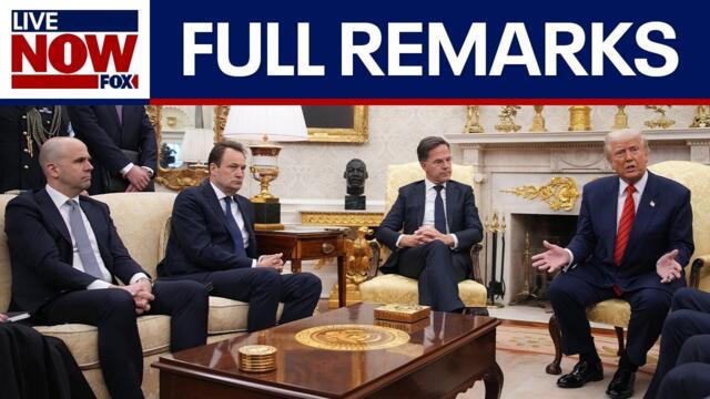 FULL: President Trump hosts NATO Secretary-General Mark Rutte at White House
