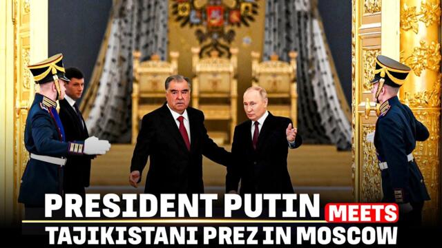 LIVE: Russian President Vladimir Putin meets Tajikistani President Emomali Rahmon at Kremlin| Moscow
