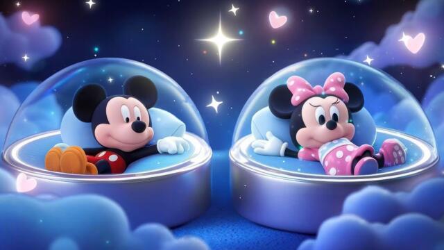 Fall Asleep Fast with Mickey Mouse 💤 3-Minute Baby Sleep Miracle | Mozart & Brahms Lullaby