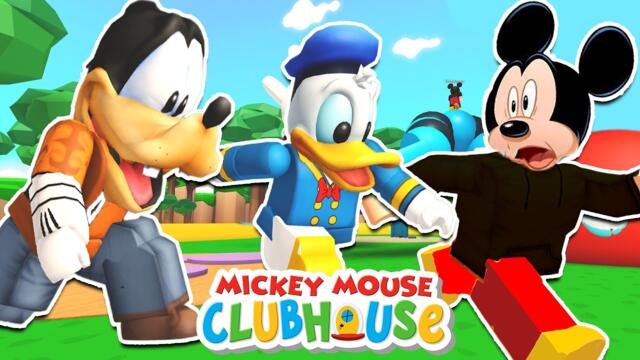 Mickey Mouse & Friends ESCAPE New Mickey Mouse Clubhouse Obby in Roblox