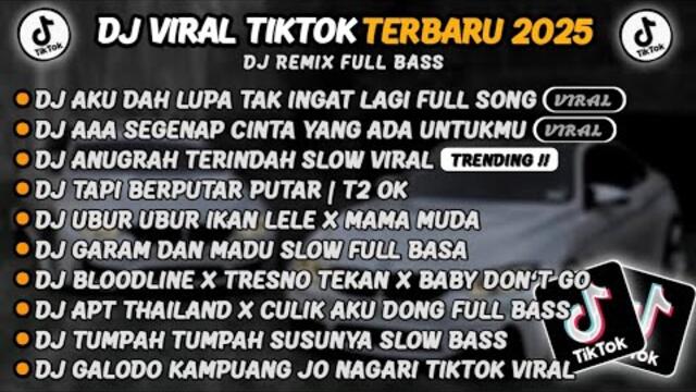 DJ TIKTOK TERBARU 2025🎵DJ AKU DAH LUPA TAK INGAT LAGI🎵DJ GARAM DAN MADU DJ REMIX VIRAL TIKTOK 2025