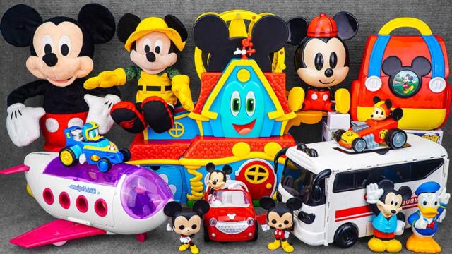 Satisfying with Unboxing Disney Junior Mickey Mouse Jumbo Fun House Playset | Review Toys ASMR