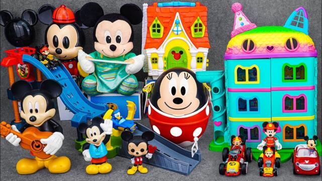 Satisfying with Unboxing Disney Junior Mickey Mouse Weebles Slide Playset | Review Toys ASMR