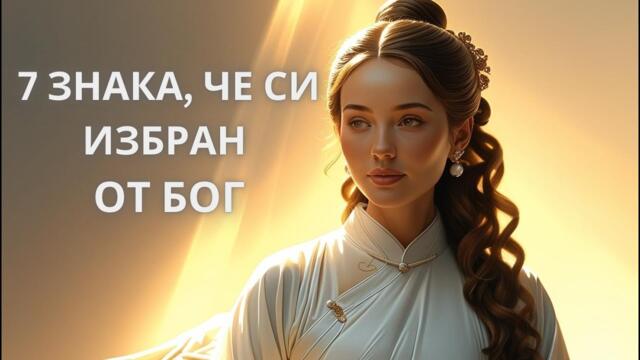 7 ЗНАКА, ЧЕ СИ ИЗБРАН ОТ БОГ!