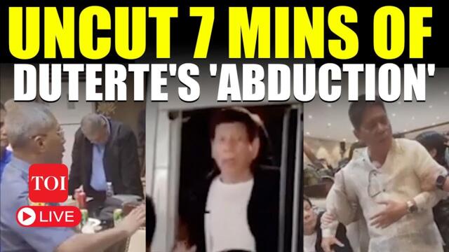 Duterte LIVE | Senate Airs 7 Minute Video Of Ex-Philippines President's 'Kidnapping' By Cops & ICC