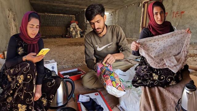 A viewer's gift to Afshin and Shokofeh🎁; well digging completed🕳