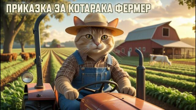 Приказка за Котарака Фермер | Детска Песен на Български Език